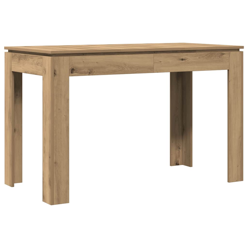 Dining Table Artisan Oak 120x60x76 cm Engineered Wood